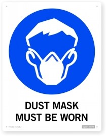 dust mask sign