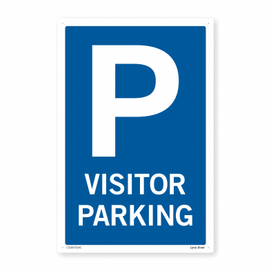 visitor parking sign