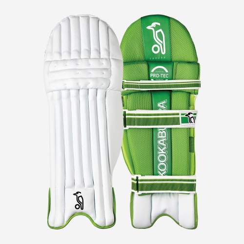 KOOKABURRA 2019 Kahuna 4.0 Cricket Batting Pads Leg Guards White/Green 