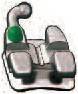.018 Upper Right Cuspid with Hook Roth Sinterline