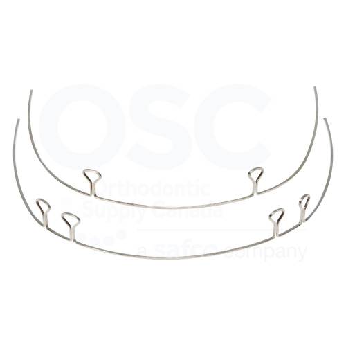 .016 x .022 Stainless Steel 2 Looped 42mm (10) - OSC