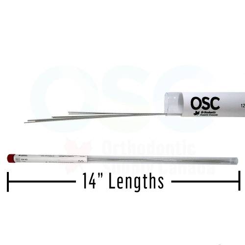 .0215 3 Strand Stainless Steel 14" Lengths (10)