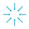  Light Blue Patient Stick Elast-O-Ties - OSC