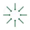 Sparkle Green Patient Stick Elast-O-Ties - OSC