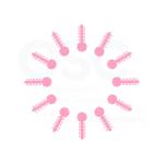 Baby Pink Ten Ties