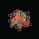 3/8 Light Rainbow Latex Elastics (2.5 oz) (50/PK)