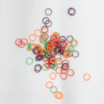 1/4 Medium Rainbow Latex Elastics (4.5 oz) (50/PK)