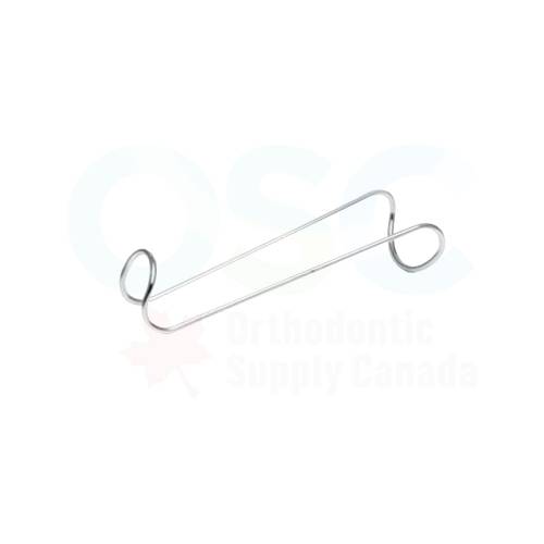 SS Double Ended Wire Cheek Retractors (Curved) (2/PK) - OSC