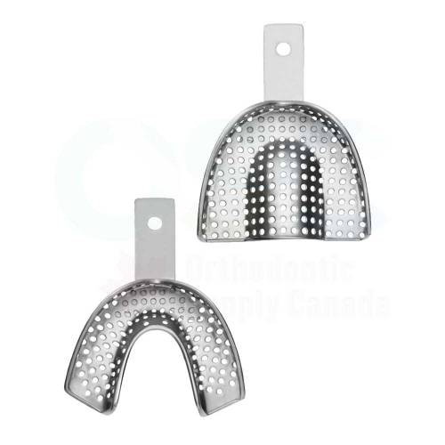 SS Perforated Medium Impression Tray Lower - OSC
