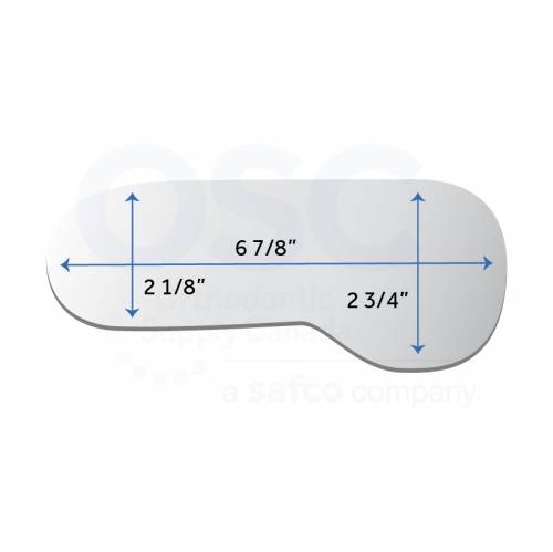 Intraoral Chromium Coated Photo Mirror Buccal X-Large - OSC
