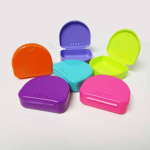 Multi-Pack New Age (neon) Retainer Cases Bulk (120/Box) - OSC