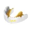 OPRO Self-Fit Gold Braces White/Gold