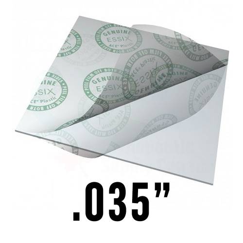 Essix ACE .035 125mm Square (100 Sheets/Box) - Orthodontic Supply of Canada Inc.