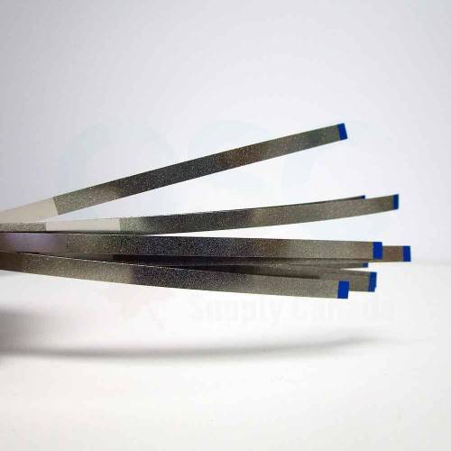Diamond Strip Wide Single-Sided Medium Blue (10/Pack) - OSC