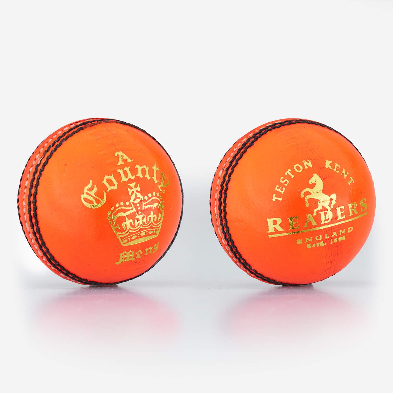 Readers County Crown Orange Cricket Ball