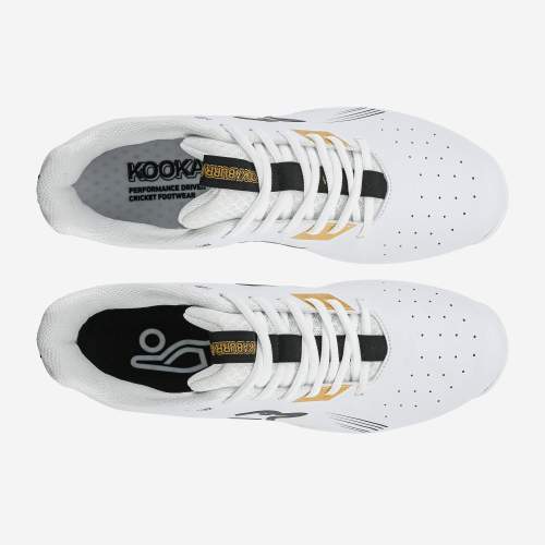 Kookaburra KC 3.0 Spike Cricket Shoe Gold & Black