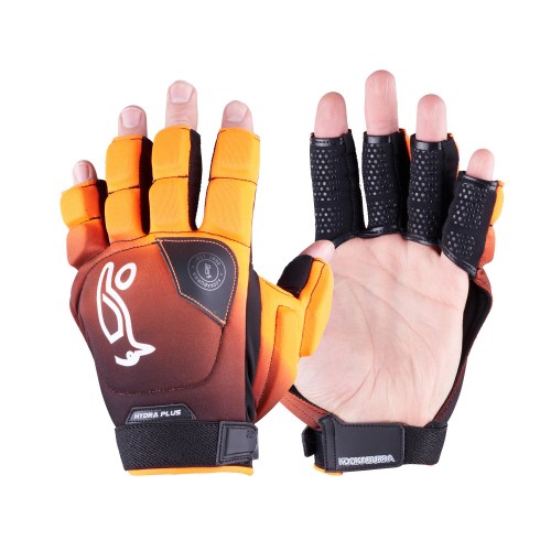 Kookaburra Hockey Viper Hand Guard Gloves in Grey Stretch Fabric Lightweight 