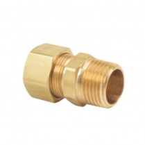 RDC14-316 1/4" X 3/16"OD REDUCING BRASS COUPLING Brass Imperial Compression Fi 