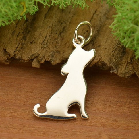 Sterling Silver Cat Charm - Pet Charm