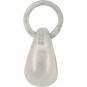  Sterling Silver Nugget Charm 13x7mm