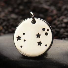 5PC Zodiac Charms Constellation Natural Shell Horoscope for