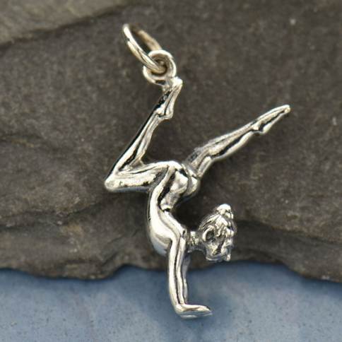  ACJNA 925 Sterling Silver Gymnast Gymnastic Dance