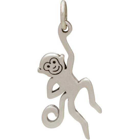 Sterling Silver Baby Elephant Charm - Animal Charms