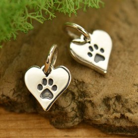 Paw print clearance charms bulk