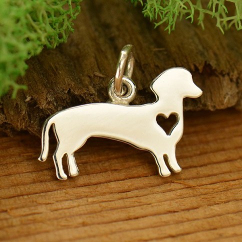 Sterling Silver Dog Charm - Labrador Retriever