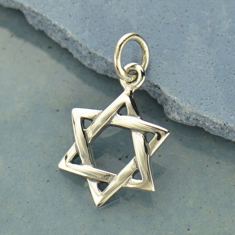 Gold david clearance star pendant