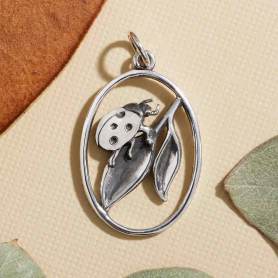 Sterling Silver Lemur Charm