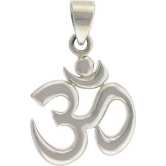 Sterling Silver Om Charm - Tiny
