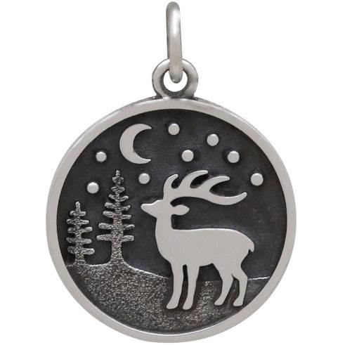 Reindeer Christmas Charms (6 Pieces) – Krafts and Beads
