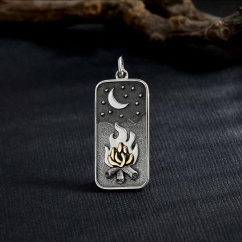 Sterling silver hot sale pendant findings