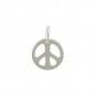 Sterling Silver Peace Charm - Small 12x9mm