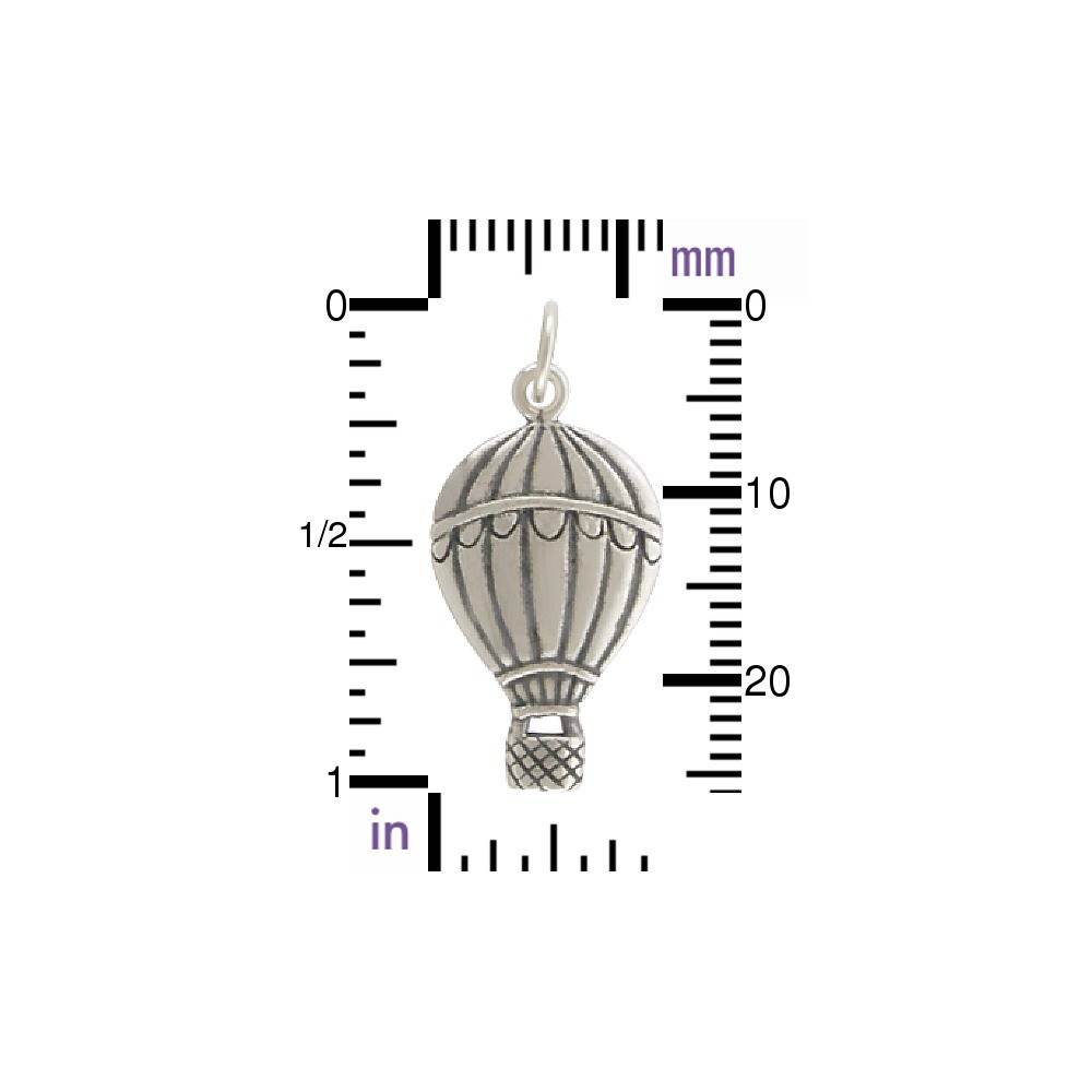 Rembrandt Sterling Silver Hot Air Balloon Charm