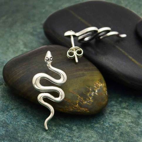 YFN Snake Ring Sterling Silver Adjustable Snake Ring Jewelry