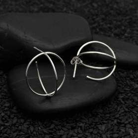 2pcs Silver Geometric Jewelry Making Findings – Vialysa