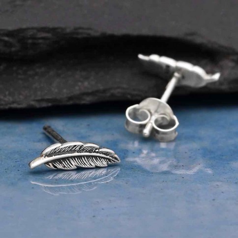 Adjustable silver feather on sale ring