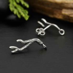 Sterling Silver Rounded Earring Wires – Betty Brite Findings