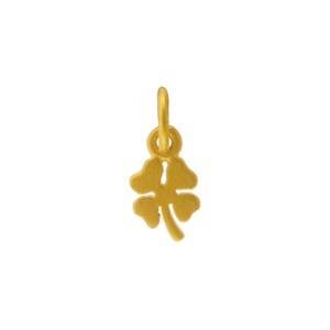 Sterling Silver Gold Plated Four Leaf Clover 19cm Bracelet – Shiels  Jewellers