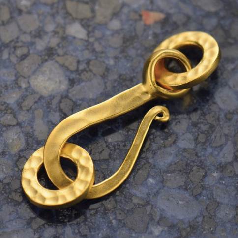 18ct Gold Metal Hook Clasps by hildie & jo