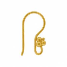 Earring Hooks in Silver, Gold & Bronze, Wholesale!