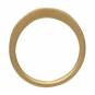 24K Gold Plated Open Circle Stud Earring 10x10mm