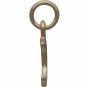 14K Shiny Gold Plated Crescent Moon Charm 14x7mm