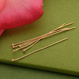 Silver Plated Quality Brass Ball Head Pins for Jewelry Making