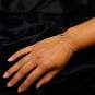 Sterling Silver Adjustable Snake Bracelet 48x62mm