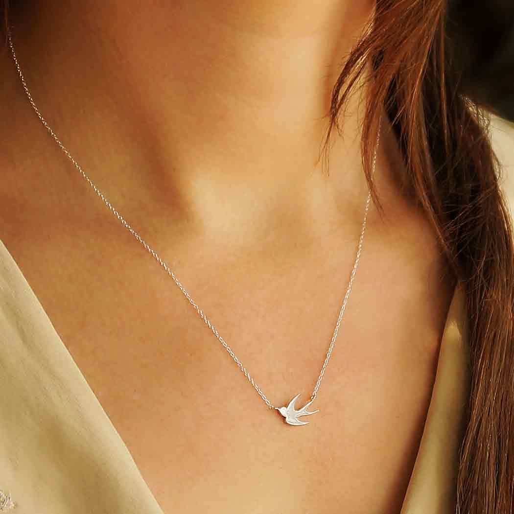 Swallow necklace 2025 sterling silver