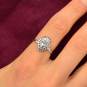 Sterling Silver Flaming Heart Ring