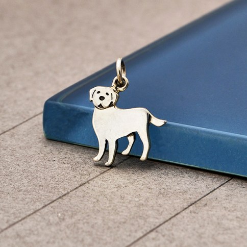Sterling Silver Jack Russell Terrier Dog Charm